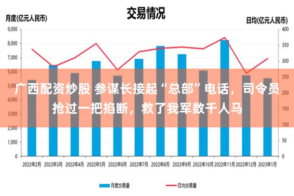 广西配资炒股 参谋长接起“总部”电话，司令员抢过一把掐断，救了我军数千人马