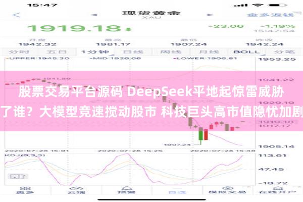 股票交易平台源码 DeepSeek平地起惊雷威胁了谁？大模型竞速搅动股市 科技巨头高市值隐忧加剧